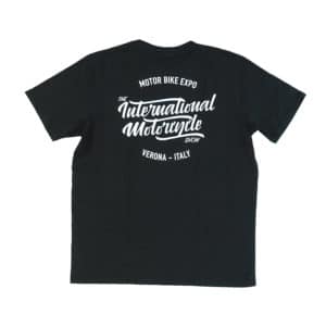 T-shirt nera Merchandising Motor Bike Expo
