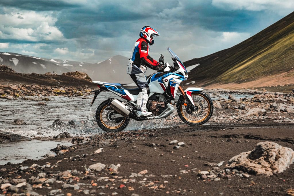 The Honda Africa Twin heads to Iceland for the third Adventure Motor Bike Expo 2021 Verona
