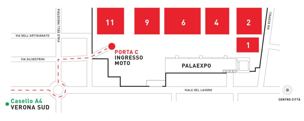 Ingresso Veronafiere Porta C MBE 2021