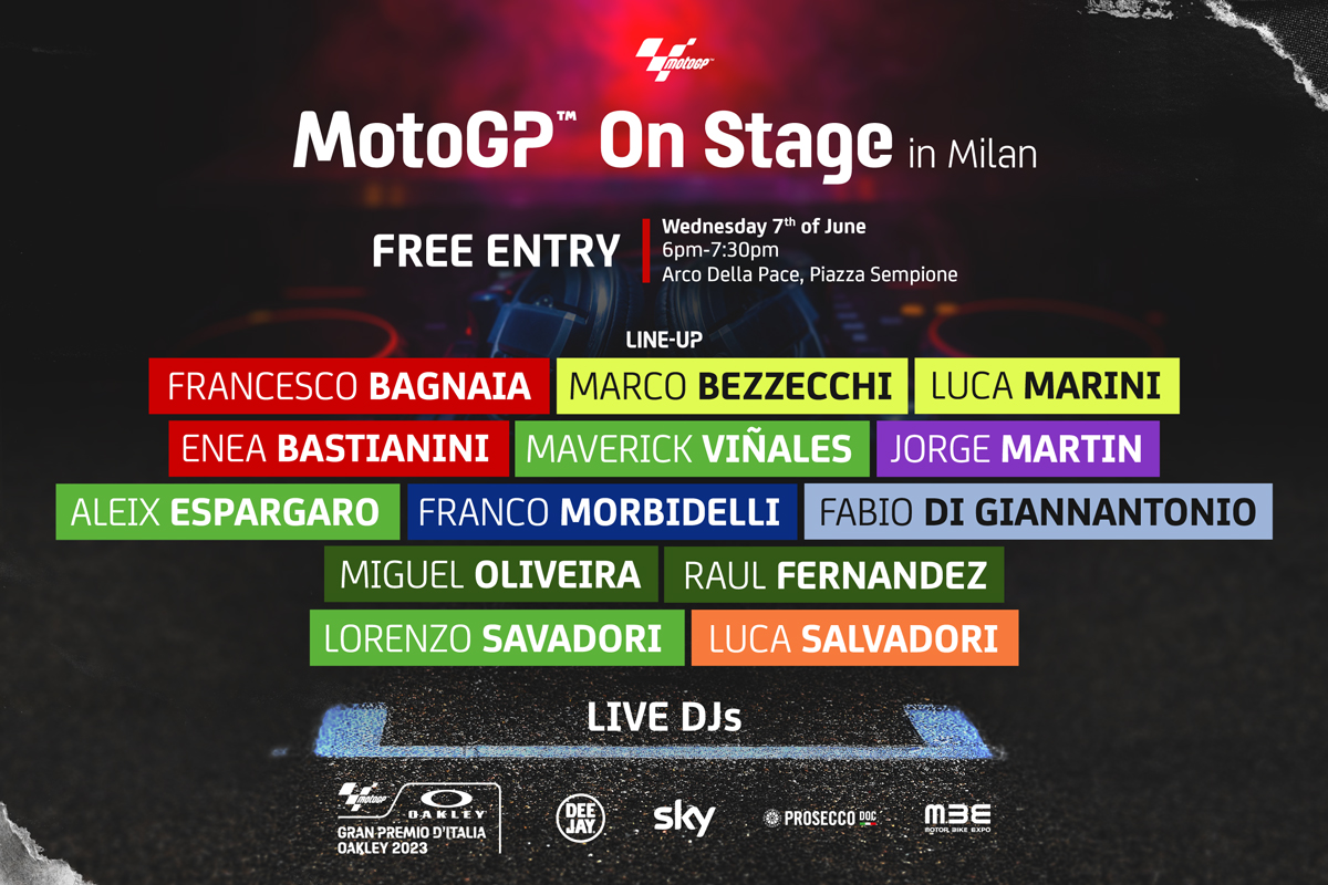 MotoGP™ On Stage in Milan