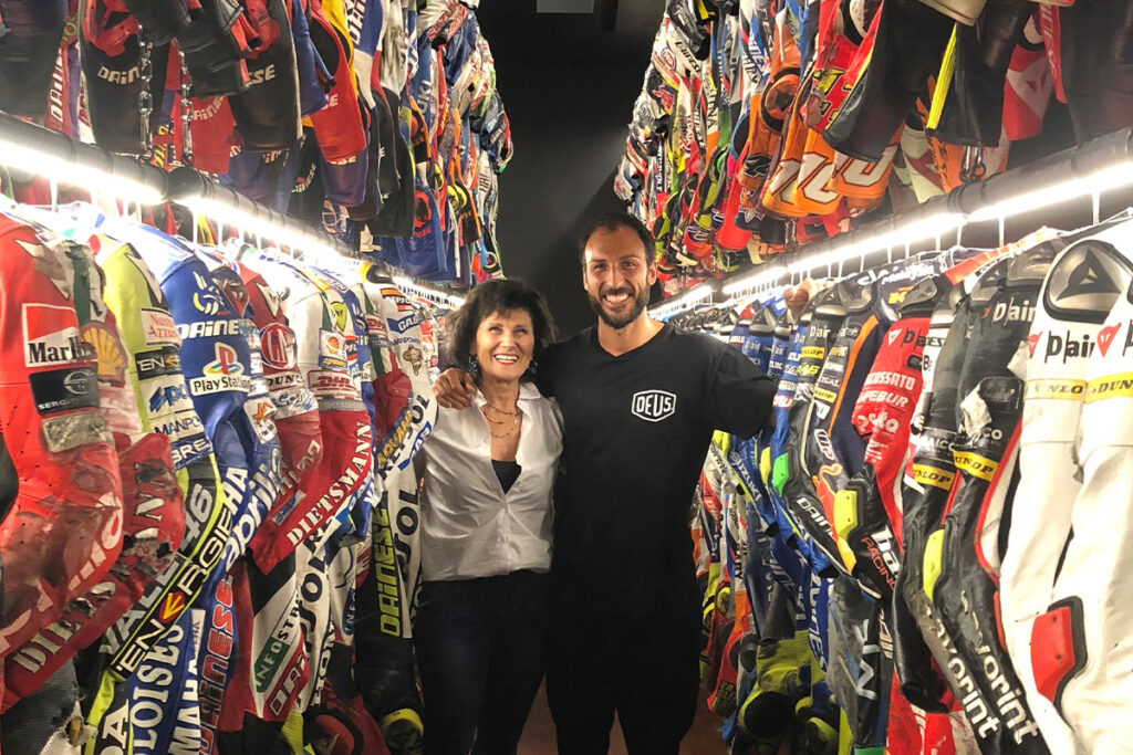 Valeri-Sport Francesco e Valesca del Valeri Sport in visita al museo Dainese di Vicenza