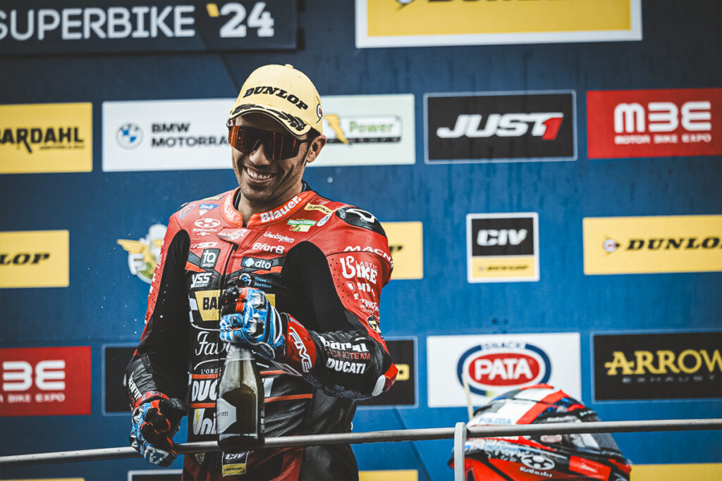 CIV-Mugello-2024-Michele-Pirro Michele Pirro in sella alla Ducati vince gara 2 del CIV al Mugello